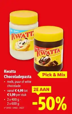 Lidl Kwatta Chocoladepasta aanbieding