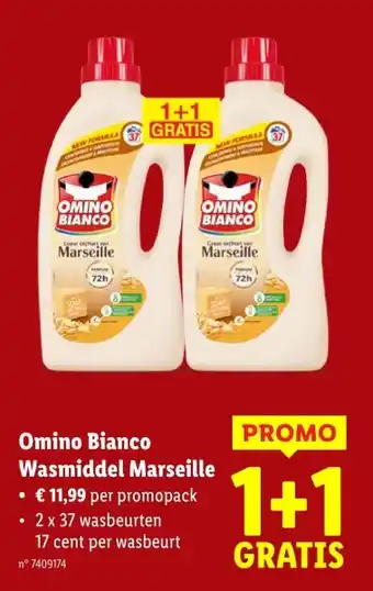Lidl Omino Bianco Wasmiddel Marseille aanbieding