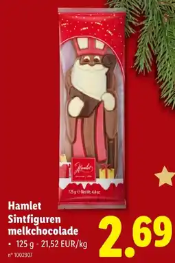 Lidl Hamlet Sintfiguren melkchocolade aanbieding