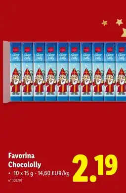 Lidl Favorina Chocololly aanbieding