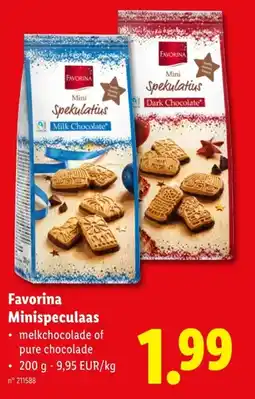 Lidl Favorina Minispeculaas aanbieding