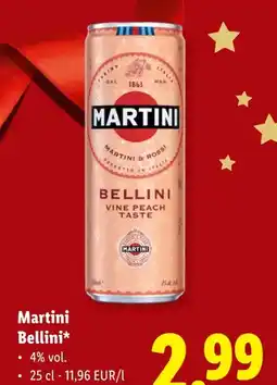 Lidl Martini Bellini aanbieding