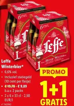 Lidl Leffe Winterbier aanbieding