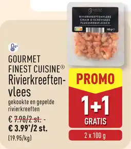 ALDI Gourmet Finest Cuisine Rivierkreeftenvlees aanbieding