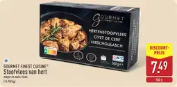 ALDI Gourmet Finest Cuisine Stoofvlees Van Hert aanbieding