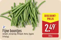 ALDI Fijne boontjes aanbieding