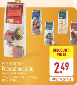ALDI Moser Roth Feestchocolade aanbieding