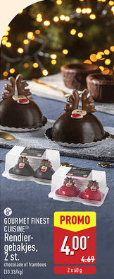 ALDI Gourmet Finest Cuisine Rendiergebakjes aanbieding