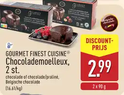 ALDI Gourmet Finest Cuisine Chocolademoelleux aanbieding