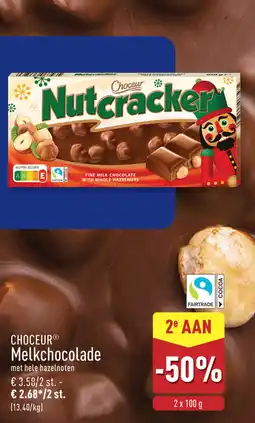 ALDI Choceur Melkchocolade aanbieding