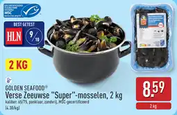 ALDI Golden Seafood Verse Zeeuwse Super Mosselen aanbieding