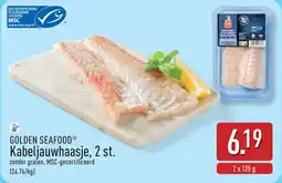 ALDI Golden Seafood Kabeljauwhaasje aanbieding
