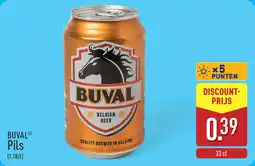 ALDI Buval Pils aanbieding