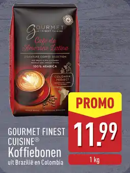 ALDI Gourmet Finest Cuisine Koffiebonen aanbieding