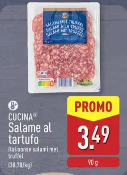 ALDI Cucina Salame Al Tartufo aanbieding