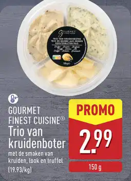 ALDI Gourmet Finest Cuisine Trio Van Kruidenboter aanbieding
