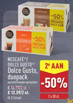 ALDI Nescafe / Dolce Gusto, Duopack aanbieding