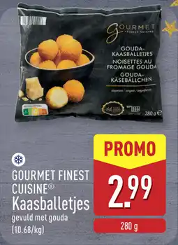 ALDI Gourmet Finest Cuisine Kaasballetjes aanbieding