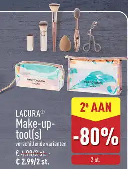 ALDI Lacura Make Up Tool(s) aanbieding