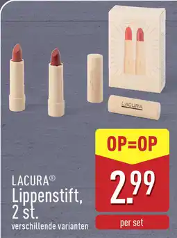 ALDI Lacura Lippenstift aanbieding