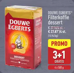 ALDI Douwe Egberts Filterkoffie Dessert aanbieding