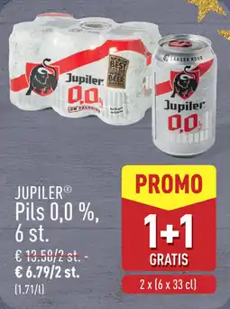 ALDI Jupiler Pils 0,0 % aanbieding