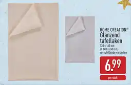 ALDI Home Creation Glanzend Tafellaken aanbieding