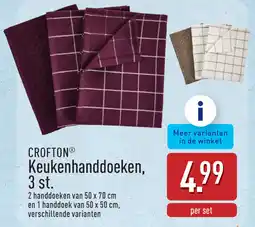 ALDI Crofton Keukenhanddoeken, aanbieding