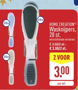 ALDI Home Creation Wasknijpers aanbieding