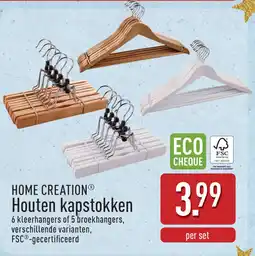 ALDI Home Houten Kapstokken aanbieding