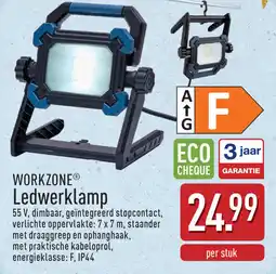 ALDI Workzone Ledwerklamp aanbieding