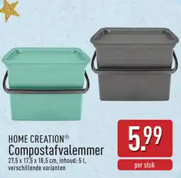 ALDI Home Creation Compostafvalemmer aanbieding