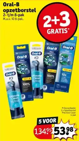 Kruidvat Oral-B Opzetborstel aanbieding