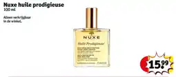 Kruidvat Nuxe huile prodigieuse aanbieding