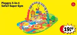 Kruidvat Playgro 3-in-1 Safari Super Gym aanbieding