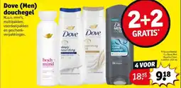 Kruidvat Dove Men Douchegel aanbieding