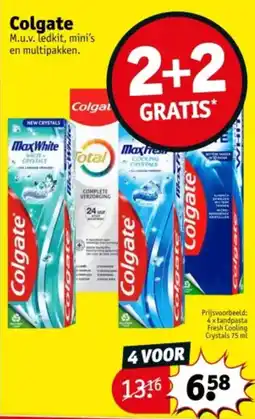 Kruidvat Colgate aanbieding