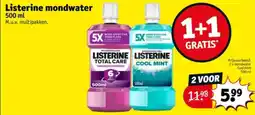 Kruidvat Listerine mondwater aanbieding