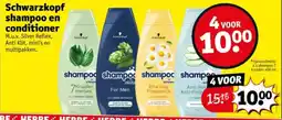 Kruidvat Schwarzkopf shampoo en conditioner aanbieding