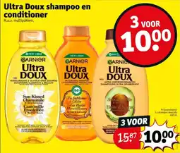 Kruidvat Ultra doux shampoo en conditioner aanbieding