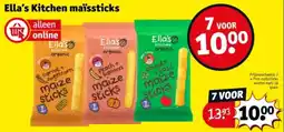 Kruidvat Ella's Kitchen maïssticks aanbieding