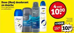 Kruidvat Dove men deodorant en douche aanbieding