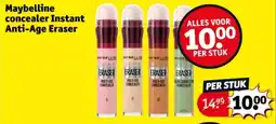 Kruidvat Maybelline concealer Instant Anti Age Eraser aanbieding