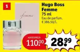 Kruidvat Hugo boss femme aanbieding