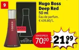 Kruidvat Hugo boss deep red aanbieding