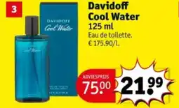 Kruidvat Davidoff cool water aanbieding