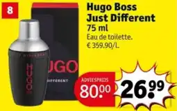 Kruidvat Hugo Boss Just Different aanbieding