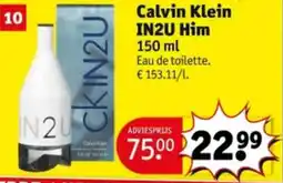 Kruidvat Calvin Klein IN2U Him aanbieding