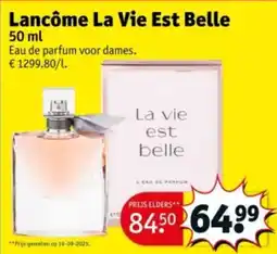 Kruidvat Lancôme la vie est belle aanbieding