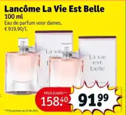 Kruidvat Lancôme la vie est belle aanbieding